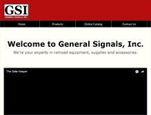 Tablet Screenshot of generalsignals.com